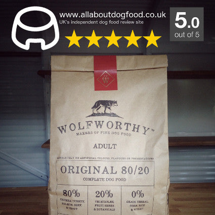 AllAboutDogFood.co.uk Awards Wolfworthy 5 out of 5!