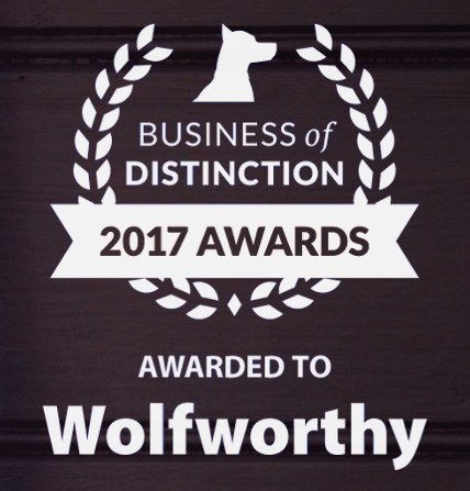 Wolfworthy Wins Business of Distinction Award 2017 from eDogAdvisor