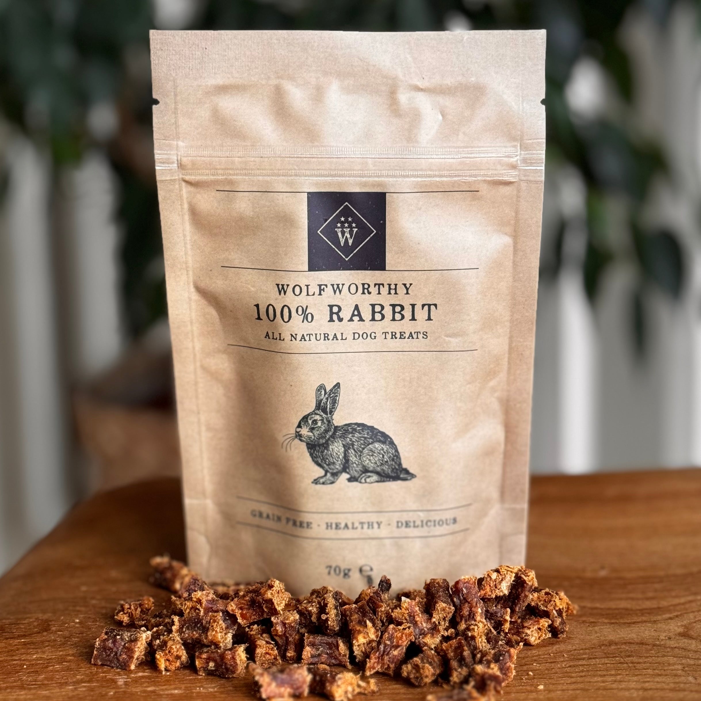 100% Rabbit Treats - All Natural Dog Treats – wolfworthy